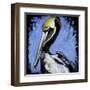 Brown Pelican-null-Framed Art Print