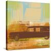 Brown Retro Car II-Yashna-Stretched Canvas