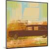 Brown Retro Car II-Yashna-Mounted Art Print