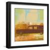 Brown Retro Car II-Yashna-Framed Art Print