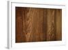 Brown Rustic Wood Grain Texture as Background-elenathewise-Framed Photographic Print