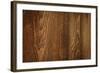 Brown Rustic Wood Grain Texture as Background-elenathewise-Framed Photographic Print
