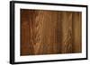 Brown Rustic Wood Grain Texture as Background-elenathewise-Framed Photographic Print