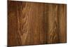 Brown Rustic Wood Grain Texture as Background-elenathewise-Mounted Photographic Print