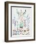 Brown Santa Fe Garden-Cat Coquillette-Framed Art Print