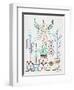 Brown Santa Fe Garden-Cat Coquillette-Framed Art Print