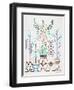 Brown Santa Fe Garden-Cat Coquillette-Framed Premium Giclee Print