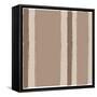 Brown Stripe-Sher Sester-Framed Stretched Canvas