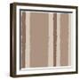 Brown Stripe-Sher Sester-Framed Giclee Print