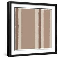 Brown Stripe-Sher Sester-Framed Giclee Print