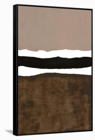 Brown Suede-Sammy Sheler-Framed Stretched Canvas