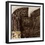 Brown to Gold I-null-Framed Art Print