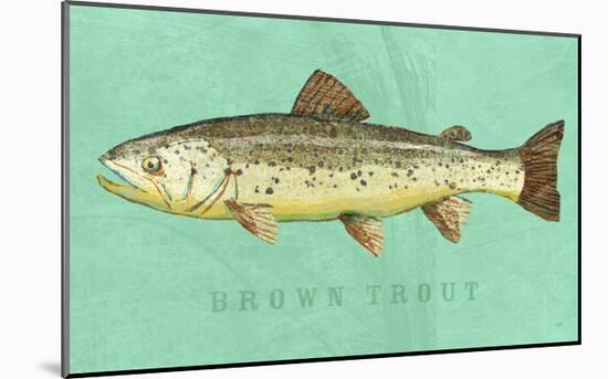 Brown Trout-John Golden-Mounted Art Print