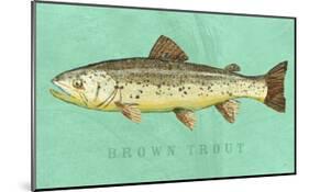Brown Trout-John Golden-Mounted Art Print