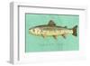 Brown Trout-John W^ Golden-Framed Art Print