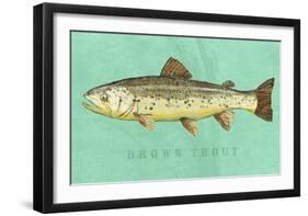 Brown Trout-John W^ Golden-Framed Art Print