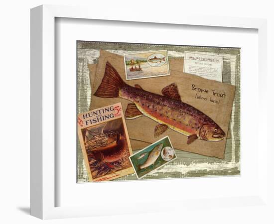 Brown Trout-Kate Ward Thacker-Framed Giclee Print