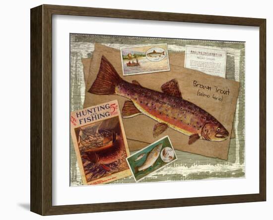 Brown Trout-Kate Ward Thacker-Framed Giclee Print