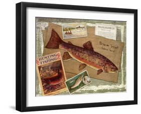 Brown Trout-Kate Ward Thacker-Framed Giclee Print