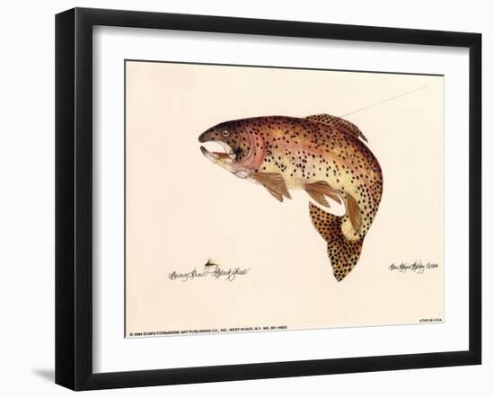 Brown Trout-unknown Blehm-Framed Art Print