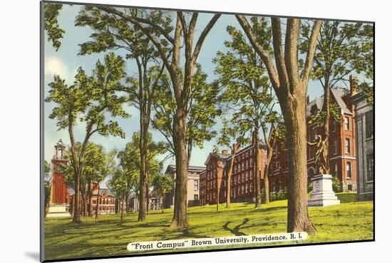 Brown University, Providence, Rhode Island-null-Mounted Art Print