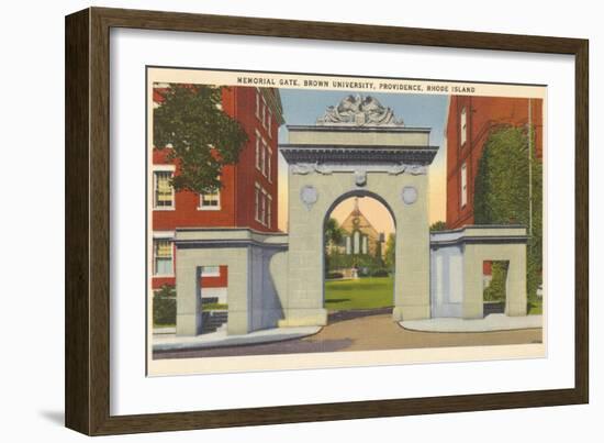 Brown University, Providence, Rhode Island-null-Framed Art Print