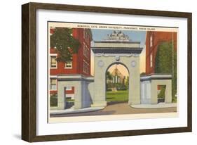 Brown University, Providence, Rhode Island-null-Framed Art Print