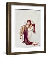 Browned Off by David Wright-David Wright-Framed Art Print