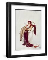 Browned Off by David Wright-David Wright-Framed Art Print