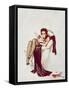 Browned Off by David Wright-David Wright-Framed Stretched Canvas