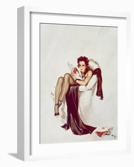 Browned Off by David Wright-David Wright-Framed Art Print