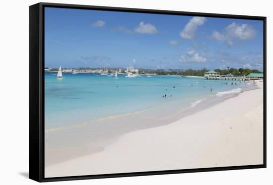 Brownes Beach, Bridgetown, St. Michael, Barbados, West Indies, Caribbean, Central America-Frank Fell-Framed Stretched Canvas