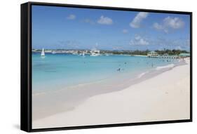 Brownes Beach, Bridgetown, St. Michael, Barbados, West Indies, Caribbean, Central America-Frank Fell-Framed Stretched Canvas