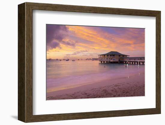 Brownes Beach sunset, St. Michael, Barbados, West Indies, Caribbean, Central America-Frank Fell-Framed Photographic Print