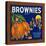 Brownies Brand Citrus Crate Label - Lemon Cove, CA-Lantern Press-Stretched Canvas