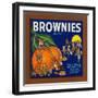 Brownies Brand Citrus Crate Label - Lemon Cove, CA-Lantern Press-Framed Art Print