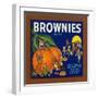 Brownies Brand Citrus Crate Label - Lemon Cove, CA-Lantern Press-Framed Art Print