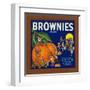 Brownies Brand Citrus Crate Label - Lemon Cove, CA-Lantern Press-Framed Art Print