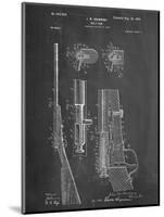 Browning Bolt Gun Patent-null-Mounted Art Print