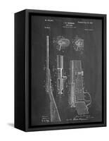 Browning Bolt Gun Patent-null-Framed Stretched Canvas