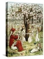 Browning: Pied Piper-Kate Greenaway-Stretched Canvas
