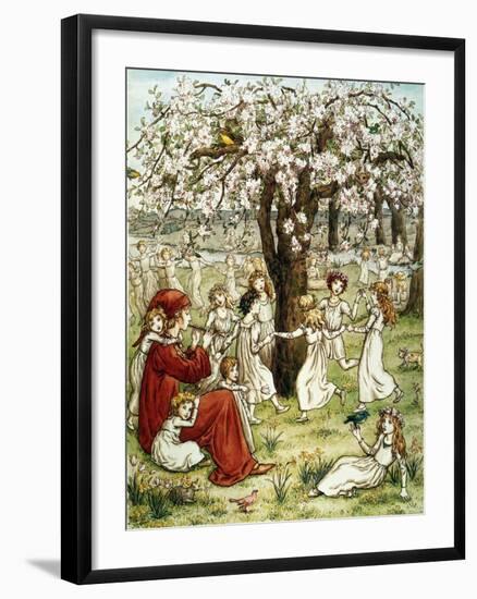 Browning: Pied Piper-Kate Greenaway-Framed Giclee Print