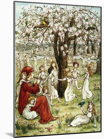 Browning: Pied Piper-Kate Greenaway-Mounted Giclee Print