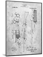 Browning Shotgun Patent-Cole Borders-Mounted Art Print