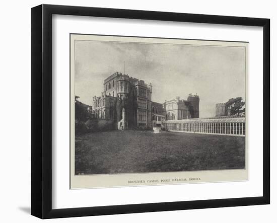 Brownsea Castle, Poole Harbour, Dorset-null-Framed Giclee Print