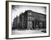 Brownstone Apartment Building at the Corner of Brooklyn Ave. and Pacific St-Wallace G^ Levison-Framed Photographic Print