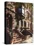Brownstone Buildings in Harlem, Manhattan, New York City, USA-Jon Arnold-Stretched Canvas