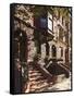 Brownstone Buildings in Harlem, Manhattan, New York City, USA-Jon Arnold-Framed Stretched Canvas