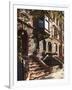 Brownstone Buildings in Harlem, Manhattan, New York City, USA-Jon Arnold-Framed Photographic Print