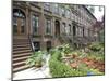 Brownstone in Brooklyn, New York, USA-Lynn Seldon-Mounted Photographic Print